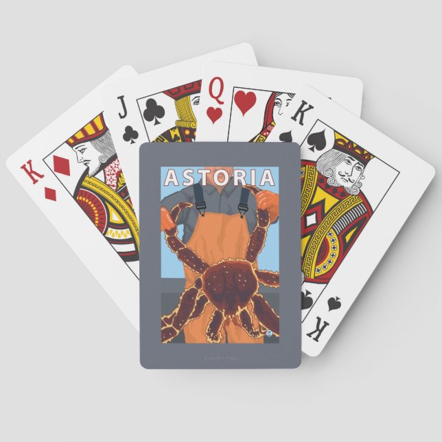 Jeu De Cartes Astoria, crabe d'OregonKing (dos)