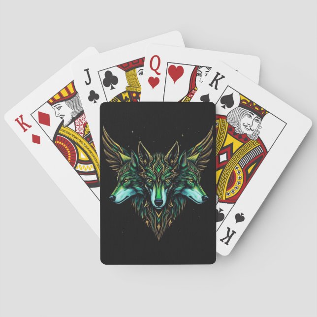 Jeu De Cartes Astral Wolves (dos)