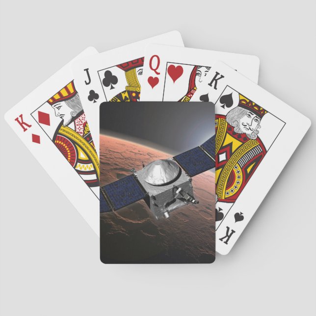 Jeu De Cartes Atmosphère Mars Et Mission D'Évolution Volatile. (dos)
