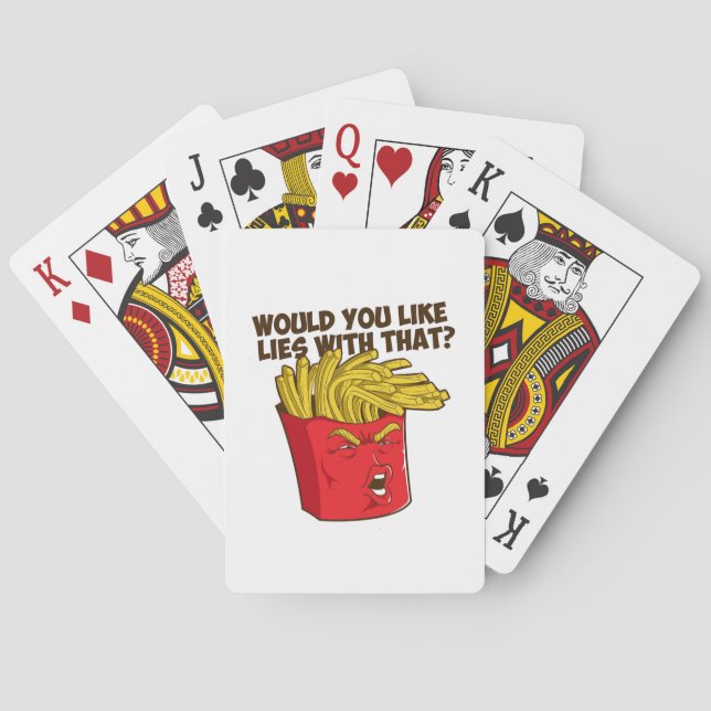 Jeu De Cartes Atout drôle de fritures d'atout (dos)