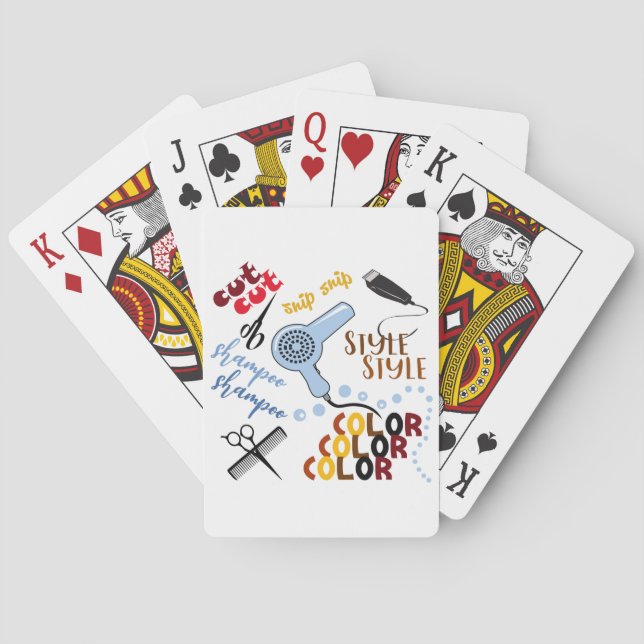 Jeu De Cartes Au Salon De Coiffure (dos)