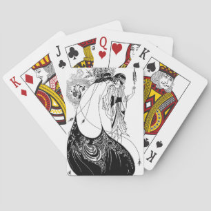 Jeu De Cartes Aubrey Beardsley La jupe du paon Art nouveau