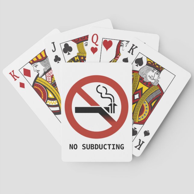 Jeu De Cartes Aucun logo de géologie (dos)