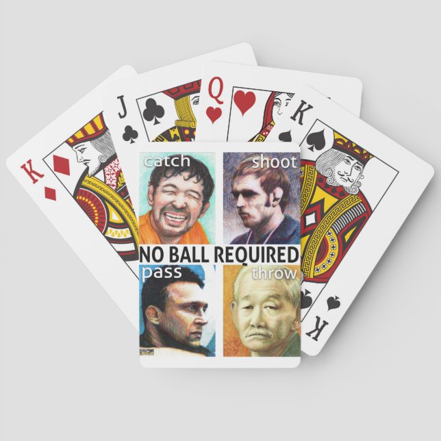 Jeu De Cartes Aucune balle Aucune carte à jouer obligatoire (dos)