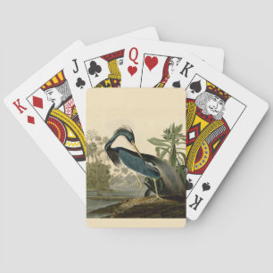 Jeu De Cartes Audubon Louisiana Heron Birds America Art