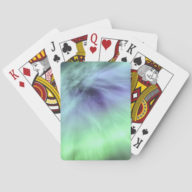 Jeu De Cartes Aurore Boréale (dos)