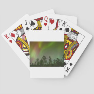 Jeu De Cartes Aurore Boréale Lumières du Nord Cieux Lueur Étince