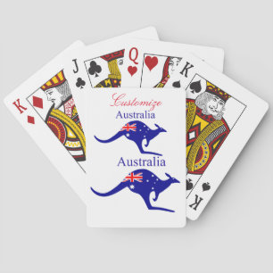 Jeu De Cartes Australia Flag Kangaroo Thunder_Cove C