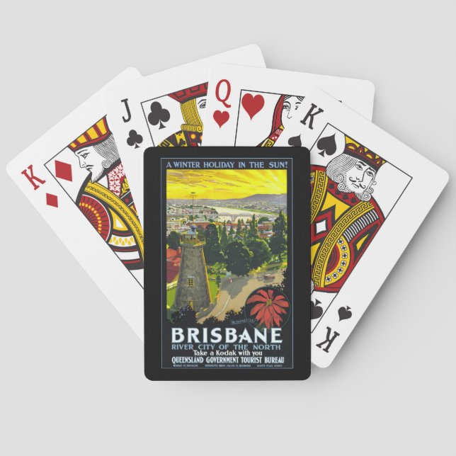 JEU DE CARTES AUSTRALIE 1930 BRISBANE (dos)