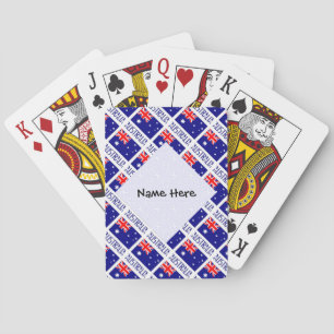 Jeu De Cartes Australie et drapeau australien personnalisés en m