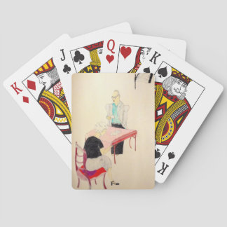 Jeu De Cartes Auteur russe et ses cartes de jeu d'épouse
