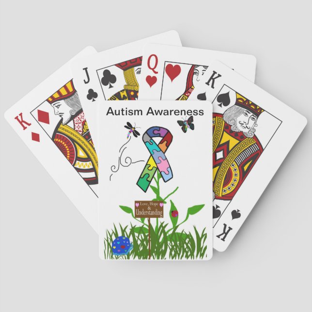 Jeu De Cartes Autism Awareness Playing Cards (dos)