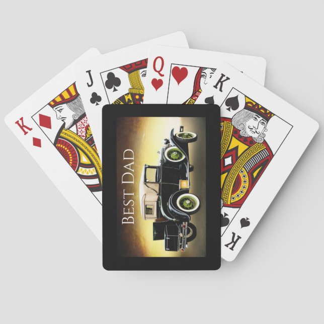 Jeu De Cartes Auto vintage (dos)