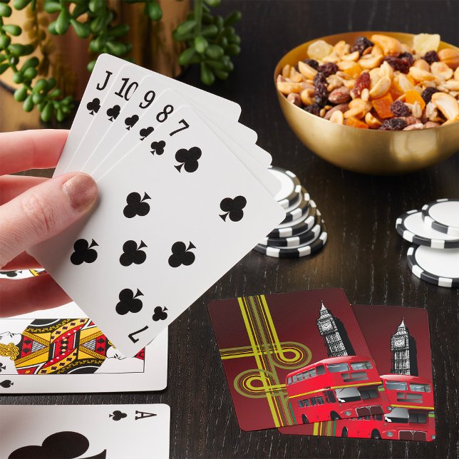 Jeu De Cartes Autobus à impériale de Londres et Big Ben (Créateur téléchargé)