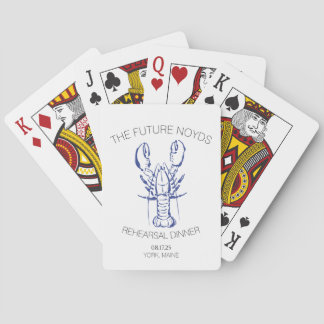 Jeu De Cartes Autocollant de dîner de répétition de mariage au h