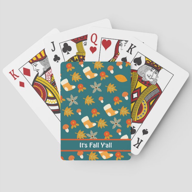 Jeu De Cartes Automne (dos)