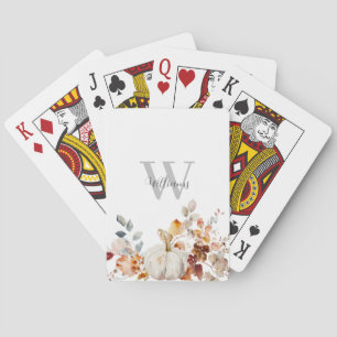 Jeu De Cartes Automne citrouille Automne Personnalisé