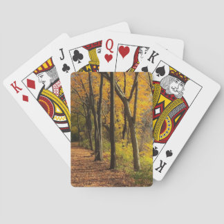 Jeu De Cartes Automne sur la traînée II de vélo