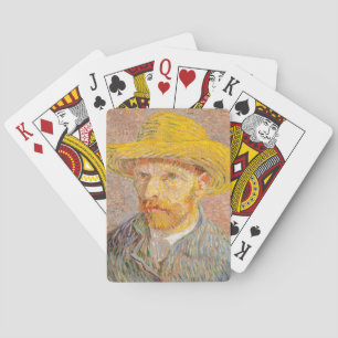 Jeu De Cartes Autoportrait de Vincent Van Gogh avec chapeau de p