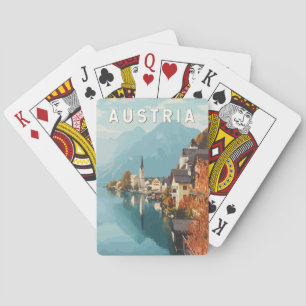 Jeu De Cartes Autriche Travel Art Vintage