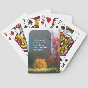 Jeu De Cartes Autumn Foliing Vie Attitude Inspiration