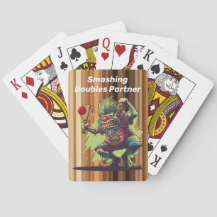 Jeu De Cartes Avec le texte Troll Patrol – Cartes qui écrasent