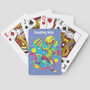 Jeu De Cartes Avec le texte « UFO-No ! Cartes de pickleball Pani