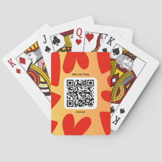 Jeu De Cartes Avec une chanson personnalisée par code QR