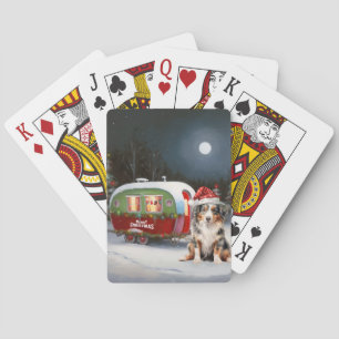 Jeu De Cartes Aventure de Noël en caravane avec un berger austra