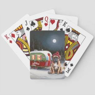 Jeu De Cartes Aventure de Noël en caravane Boxer d'hiver