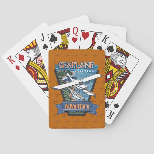 Jeu De Cartes Aventure hydravion (dos)