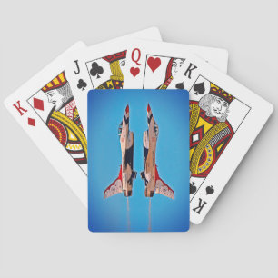 Jeu De Cartes Avions à réaction de l'US Air Force Thunderbirds F