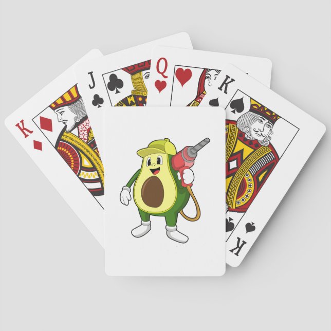 Jeu De Cartes Avocat comme artisan avec perceuse (dos)