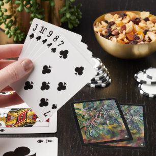 Jeu De Cartes Avocats au soleil d'automne Peinture d'Alfred Fox