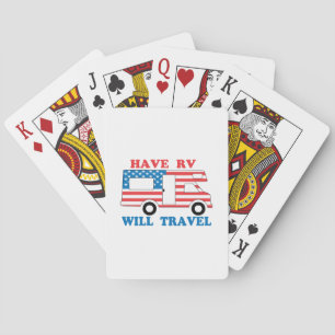 Jeu De Cartes Avoir RV Voyage en Amérique