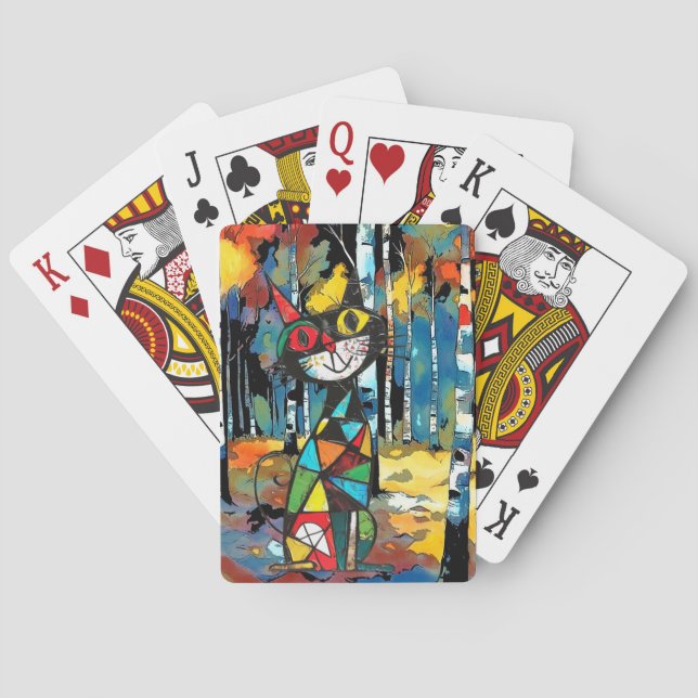 Jeu De Cartes Avoir Une Journée Abstraite Kinda (dos)