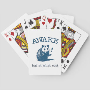 Jeu De Cartes Awake Mais à quelle Côte Opposum Possum Retro