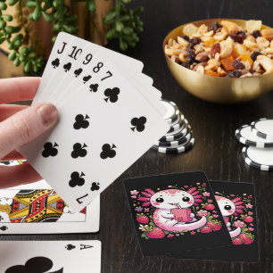 Jeu De Cartes Axolotl Boire du lait de fraise japonais