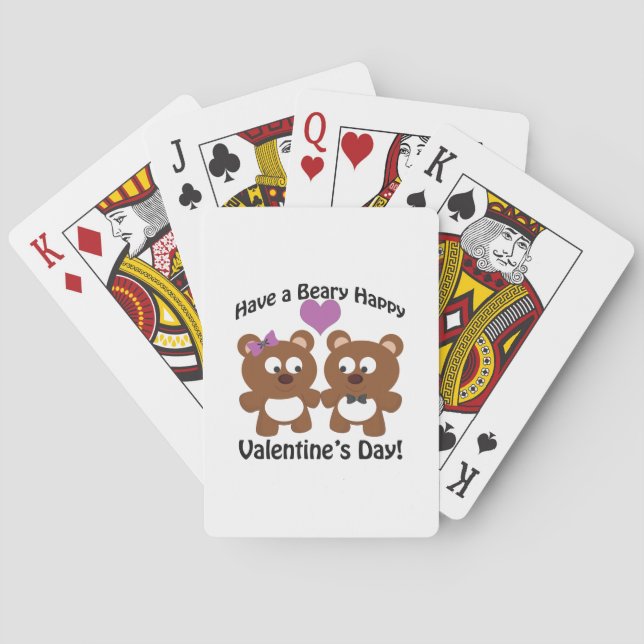 Jeu De Cartes Ayez un Heureuse Sainte-Valentin de la Béary ! (dos)