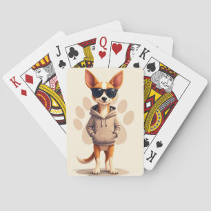 Jeu De Cartes Azawakh drôle Kawaii Chien