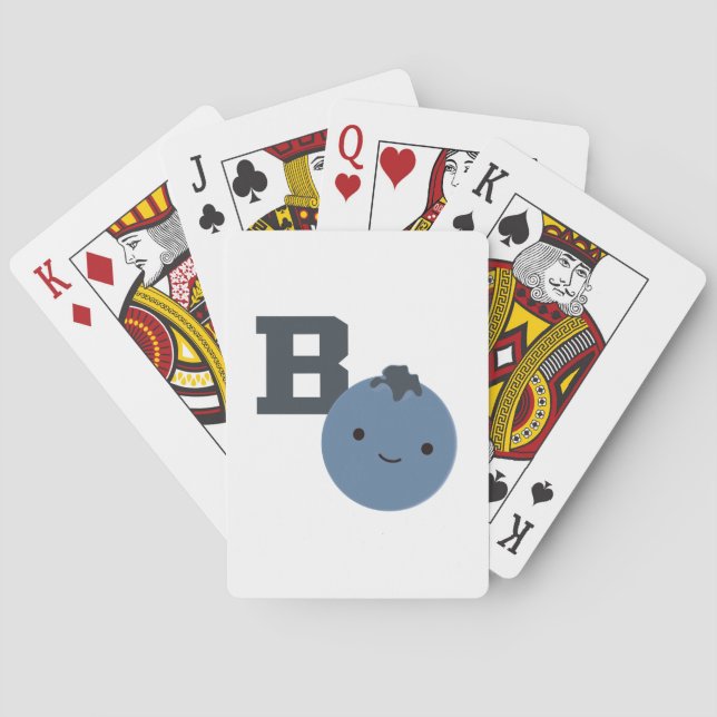 Jeu De Cartes B est pour la myrtille (dos)