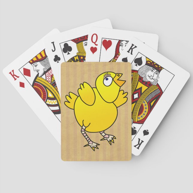 Jeu De Cartes Baby chicken fun cartoon (dos)