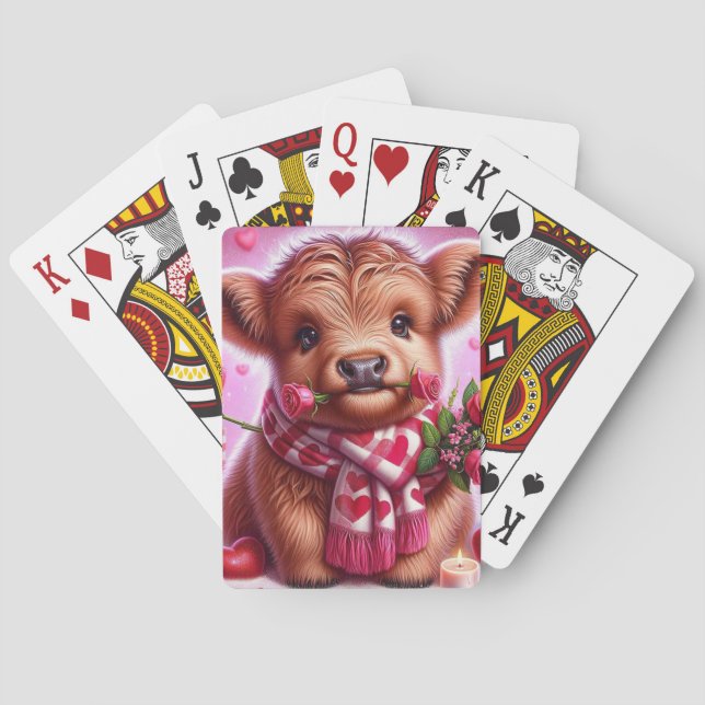 Jeu De Cartes Baby Heifer Saint-Valentin (dos)