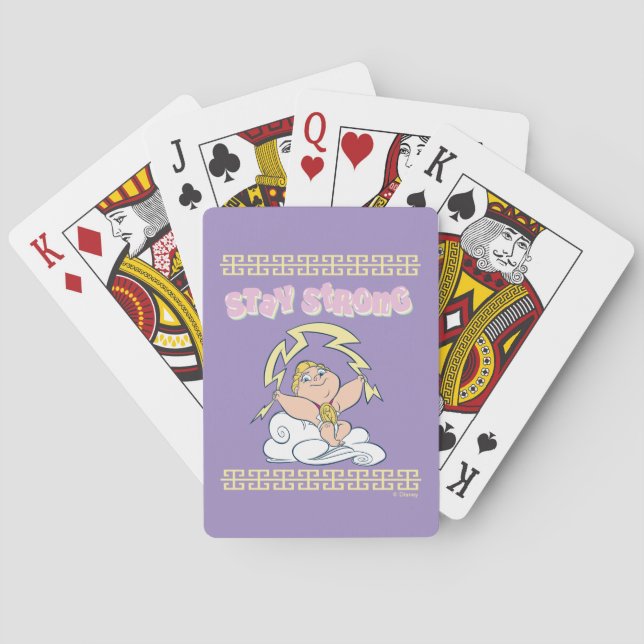 Jeu De Cartes Baby Hercules - Stay Strong Poker Cards (dos)