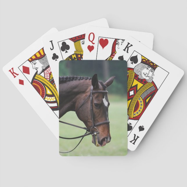 Jeu De Cartes Bac à cartes à chevaux doux Arabian (dos)