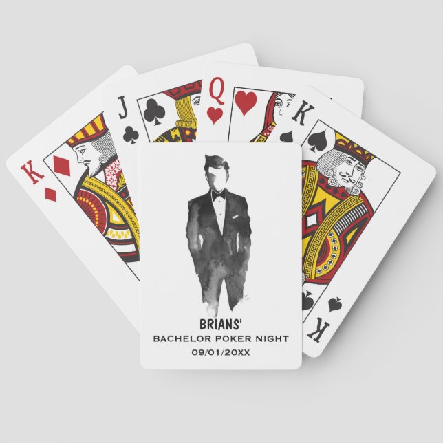Jeu De Cartes Bachelor Party Poker Playing Cards (dos)