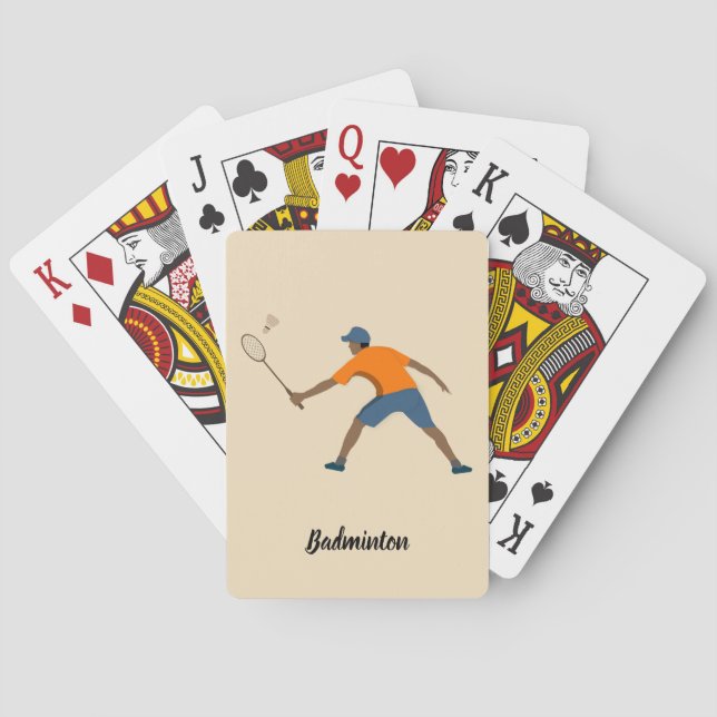 Jeu De Cartes Badminton (dos)