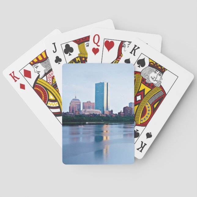 Jeu De Cartes Baie arrière de Boston à travers Charles River (dos)