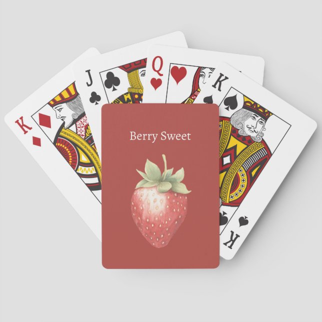 Jeu De Cartes Baie sucrée fraise (dos)