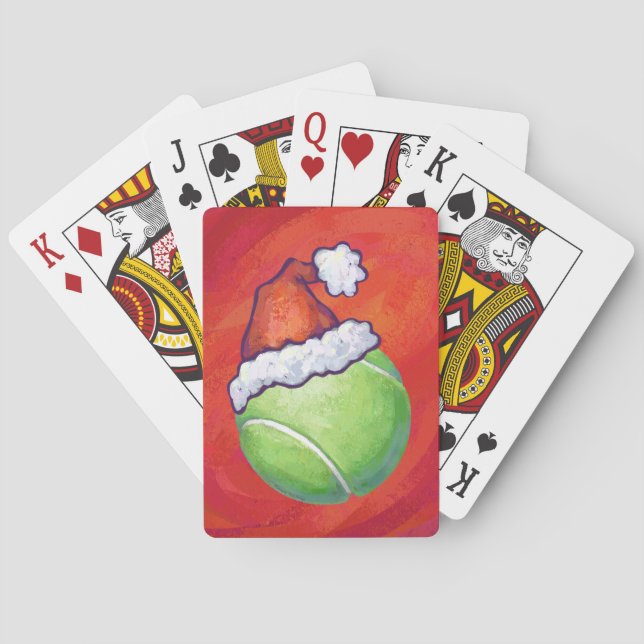 Jeu De Cartes Bal de tennis Noël (dos)